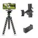 ZETY 13 inch ABS Plastic Gorilla Tripod with Holder for Smartphones, DSLR Action Camera