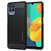 Spigen Rugged Armor Matte Black Thermoplastic Polyurethane Back Cover Case Compatible with Samsung Galaxy M32 20 x 10 x 1.5 cm