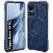 Fashionury Oppo Reno 10 5G Back Cover | Shockproof Armor Bumper | Hybrid Defender Series | Ultimate Drop Protection | Soft TPU Case for Oppo Reno 10 5G (Blue)