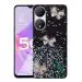 RJR Vivo Y100(5G) Back Case Cover for Girls |Partywear Design |Designer Sparkle | Glossy Butterfly Glitter | Back Case Cover for Vivo Y100 (5G) -Black