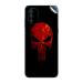 GADGETSWRAP Printed Vinyl Skin Sticker for Nokia G21 - Red Punisher Logo