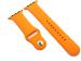 Black Lovies Orange Silicon Smart Watch Strap For Iwatch Series 1,2,3,4,5,6,Se,7, W26, K16, T500, T55
