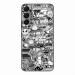 Mobiaspire Samsung S22 Monochrome Sticker Bomb Mobile Skin