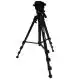 Eloies Simpex VCT-988RM Professional Heavy Duty Video Tripod | Portable Lightweight Aluminum Tripod with 360 Degree Ball Head | Carry Bag Included (Black)