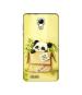 Casotec Panda In Box Design Printed Silicon Soft TPU Back Case Cover for Micromax Bolt Selfie Q424
