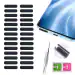 MMAK Mobile Dustproof Net Stickers, Speaker Mesh Anti Dust Adhesive Sticker (28Pcs - 2.2Cm Each)