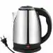 RFV1 Silver Electric Kettle 2 Liter Stainless Steel Body Auto Shut Off & Boil Dry Protection Safety Features, Cordless Base & Cord Winder, Hot Water Kettle, Water Heater Jug 1500W