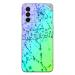 GADGETSWRAP Printed Vinyl Skin Sticker for OnePlus Nord N200 - rainbow water drops spider web