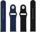 Black Lovies Blue, Black Smart Watch Strap For Fiire Bollt Neptune, Hulk, Talk 22 Mm (Pack Of 2)