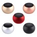 OSHEE STORE M3 Colorful Wireless Bluetooth Speakers Mini Electroplating Round Steel Speaker (Random Color)