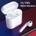 TechElectro I7 TWS Twin Wireless Bluetooth Headphone with Mic, Touch Control for Android and iOS OS(White) Bluetooth Headphone True Wireless Headset with Charging Case -White Bluetooth Airpods| Wireless Airpods| Earpods