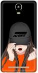 aadia Gionee Marathon M5 Plus Matte Vinyl Ateez Printed Mobile Skin Sticker with Scratch Resistant Lamination