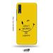 Tweakymod Printed Funny FAce Yellow Back Cover For Samsung A70