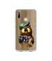 Casotec Owl Design Printed Silicon Soft TPU Back Case Cover for Panasonic Eluga X1 Pro