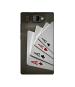 Casotec Ace Cards Design Printed Silicon Soft TPU Back Case Cover for Panasonic P66 Mega