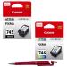Canon PG 745 & CL 746 Ink Cartridge (Set Of 2) With 3in1 Multi-Function Mobile Phone Stand