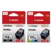 Canon Combo 740 XL & 741 XL Ink Cartridge [Set of 2 Cartridge] (Pg 740XL & Cl 741XL) Black & Color