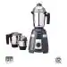 Wonderchef Regalia Mixer Grinder with 3 Stainless Steel Jars 750W, Black