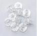 ZENITH 15 Plastic Transparent Bobbins for Any Automatic Sewing Machines (Singer/Usha/Brother) Bobbin Case (Pack of 15)