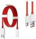 maxxcen Type C 6 A 1 m 6A USB TYPE C SUPER FAST/A19/DASH/VOOC DATA CABLE ONLY (Compatible with ALL C TYPE MOBILE PHONE CHARGER CABLE, Red, One Cable)