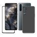 Hobbytronics OnePlus Nord Black Scratch Resistant, Anti Fingerprint with Bubble Proof, Tempered Glass Screen Protector pack of 2
