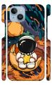YAPZONE | Colorful Space Guy Cartoon | Designer Printed Hard Back Cover for Apple iPhone 14 Plus Premium & Attractive Case for Your Smartphone