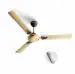 Longway Creta P1 1200 mm Remote Controlled 3 Blade Ceiling Fan (Golden, Pack of 1)