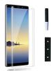 ISHANGEL Edge To Edge Tempered Glass for SAMSUNG GALAXY NOTE 9, UV Glue Curved Edge to Edge Case Friendly Premium HD Clarity Protector screen guard for with easy installation kit (uv model) (Pack of 1)