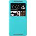 Rock Blue Leather Case For Htc One 802W
