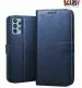 SCARDY SAMSUNG A32 5G BACK COVER / LEATHER FLIP COVER / BLUE COLOR