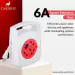 CARIBOU CBU-17 6A Square Extension Reel with Carry Handle | 8M Long fire Retardant Cable | Universal sockets | Shock Proof Body | LED Indicator