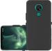 MOZETTE Back Cover for Nokia 7.2 (Black, Dual Protection, Silicon, Pack of 1)
