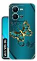 Case Club Multicolor Silicon Shock Proof Back Cover for vivo V25 5G