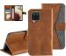 Autofocus Faux Leather Back Case Flip Cover for Samsung Galaxy A12, Samsung A12 with ID Card Slot | Foldable Stand | 2 Card Slot | 1 Cash Slot | Magnetic Closure - Executive Brown, 21571
