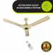 VG Green Breeze Plus BLDC Ceiling Fan with Remote (Ivory Glossy, Marble Texture)