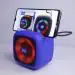 Beat Bucks Wireless Bluetooth Speaker Loud Stereo Sound and Rich Bass | Blue Colour with Multicolour Speaker Light | 5W 1200 mAH Battery
