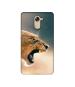 Casotec Angry Lion Pattern Print Design Printed Silicon Soft TPU Back Case Cover for Panasonic Eluga Mark 2