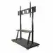 WOXPRO FLOOR STAND FOR LED/ LCD/ TV 43 TO 86 INCH LED TV MOVABLE FLOOR STAND