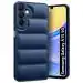 Fashionury Back Cover for Samsung Galaxy A15 5G | Compatible for Samsung A15 5G Back Cover | Matte Soft Case | Liquid Silicon | Puff Case for Samsung Galaxy A15 5G with Camera Protection | (Blue)
