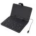 Technotech Tab Cover With Inbuilt Keyboard Stand 7 Inch for All Tablets With Micro Usb Cable