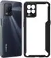 CarryWrap Back Cover for Oppo Reno 6 5g (Black, Transparent, Hard Case, Pack of: 1)