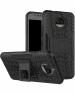 A ACCESSORIES KART Motorola G4 Plus Black Polycarbonate Bump Proof Back Cover