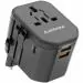 Ambrane Universal Travel Adapter, 4 in 1 Fast Charging (ATA-01)