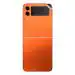 GADGETSWRAP Premium Material Skin Vinyl Decal Sticker Compatible With Samsung Galaxy Z Flip 3- Orange Electroplating