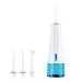 Dr. Odin FC-2631 Oral irrigator for Teeth Cleaning and Flossing | Waterproof IPX7| Ensures 360 degree nose rotator |Pressure Settings | 300 ml Reservoir Capacity with Light | 2 Minute Smart Timer (White & Blue)