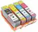 Dubaria Black Plus Tri Color Ink Cartridges for HP Deskjet Ink Advantage 3525, 4615, 4625, 5525