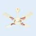 Athots Catus Ultra High Speed 24 Inch With CNC Winding 600 mm Anti Dust 4 Blade Ceiling Fan (Ivory, Pack of 1)