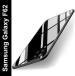 Mbcase Samsung Galaxy F62 Black Glass, Silicon Back Cover
