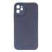 The Hatke Back Cover for Dark Blue Spazy Silicone Case for Apple iPhone 12