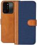 CASECRAFT Tecno Spark 9 Blue Artificial Leather, Silicon Mobile Back Cover
